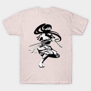 A Ninja Woman Warrior T-Shirt